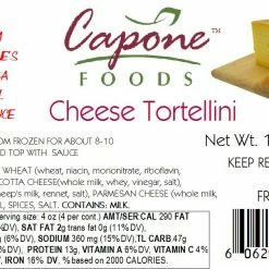 Capone Foods Tortellini - Cheese * STORE PICK UP ONLY