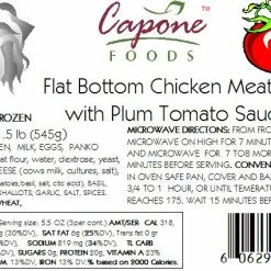 Capone Foods Chicken Meatballs With Plum Tomato Sauce * STORE PICK UP ONLY 5 Capone Foods Chicken Meatballs With Plum Tomato Sauce * STORE PICK UP ONLY