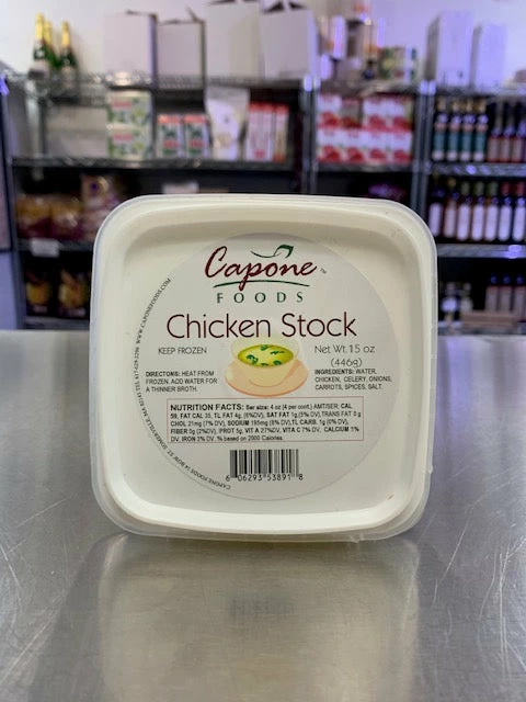 Capone Foods Sauce - Chicken Stock * STORE PICK UP ONLY Sauces And Soups 1 Capone Foods Sauce - Chicken Stock * STORE PICK UP ONLY Sauces And Soups