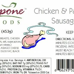 Capone Foods Chicken & Pancetta Sausage * STORE PICK UP ONLY