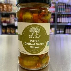 Capone Foods Pitted Grilled Green Olives - Davina Specialty Foods
