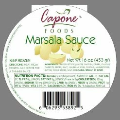 Capone Foods Sauces And Soups Marsala Sauce * STORE PICK UP ONLY