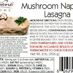 Capone Foods Lasagna - Mushroom Napoleon * STORE PICK UP ONLY