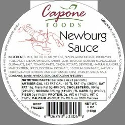 Capone Foods Sauces And Soups Sauce - Newburg 6 Oz * STORE PICK UP ONLY