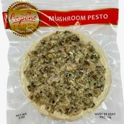Capone Foods HANDMADE CRISPY PIZZA Mushroom Pesto And Cheese * STORE PICK UP ONLY