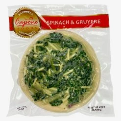 Capone Foods HANDMADE CRISPY PIZZA Spinach And Cave Aged Gruyere * STORE PICK UP ONLY