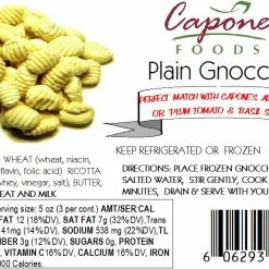 Capone Foods Gnocchi - Plain Cheese * STORE PICK UP ONLY