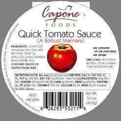Capone Foods Sauces And Soups Sauce - Quick Tomato * STORE PICK UP ONLY
