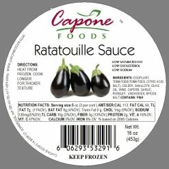 Capone Foods Sauce - Ratatouille * STORE PICK UP ONLY