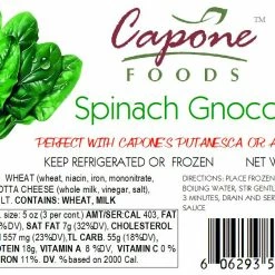 Capone Foods Tortellini - Spinach * STORE PICK UP ONLY