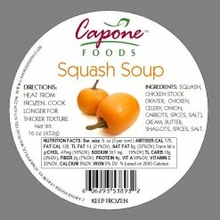 Capone Foods Butternut Squash Soup * STORE PICK UP ONLY