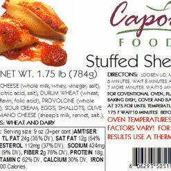 Capone Foods Stuffed Shell Dinner * STORE PICK UP ONLY Entrées