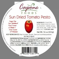 Capone Foods Sun Dried Tomato Pesto 1lb * STORE PICK UP ONLY