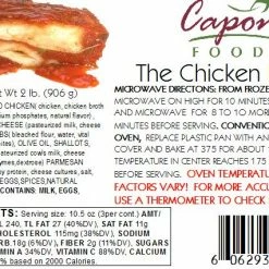 Capone Foods Chicken Dinner * STORE PICK UP ONLY
